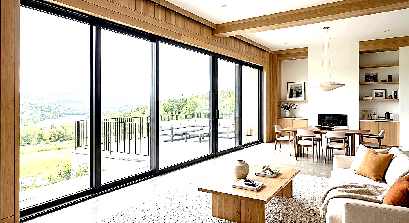 CT140 Panoramic Sliding aluminium glazing series